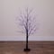 4ft. Pre-Lit Halloween Black Twig Artificial Tree with 180 Orange & Purple LED Lights